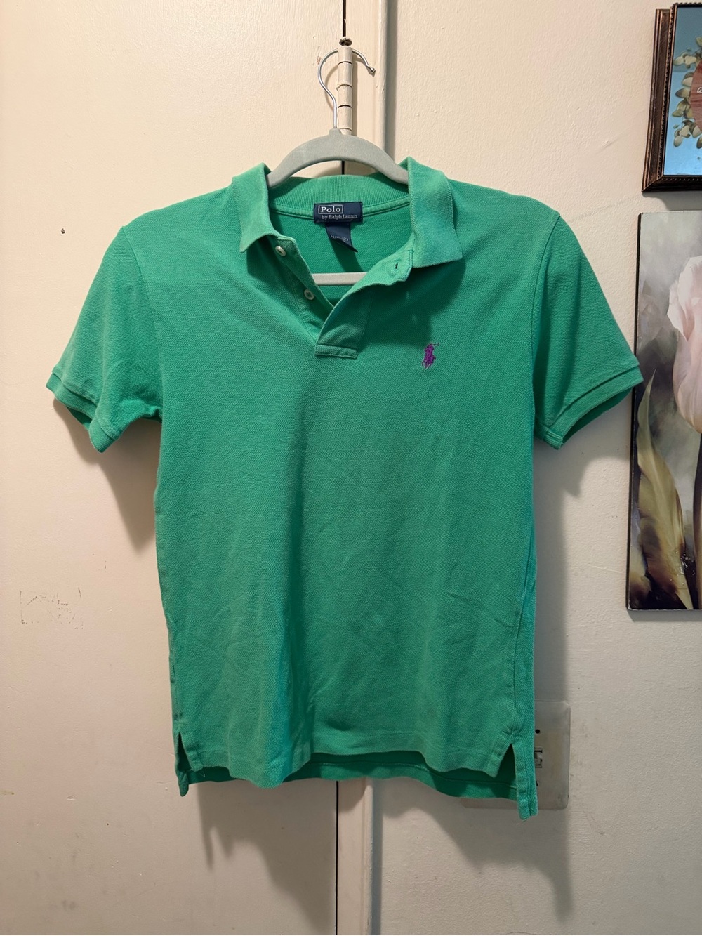 Polo Ralph Lauren Green Short Sleeve Polo Shirt  M(10-12)
